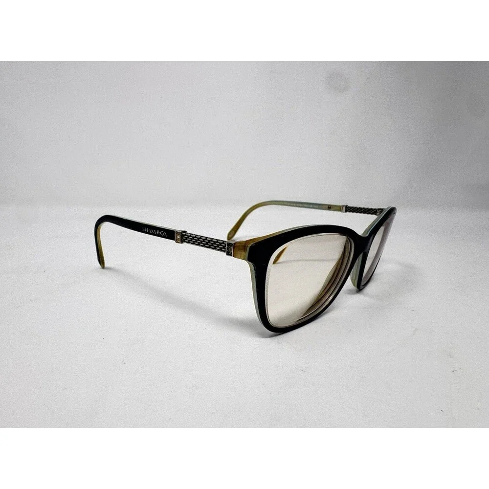 Tiffany & Co TF2116-B 8193 Eyeglass Frames Only 53-16-140 Black Turquoise Italy